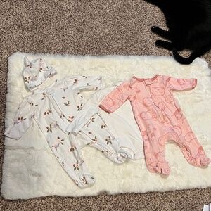 Carters 3 Month Sleepers and Onsie